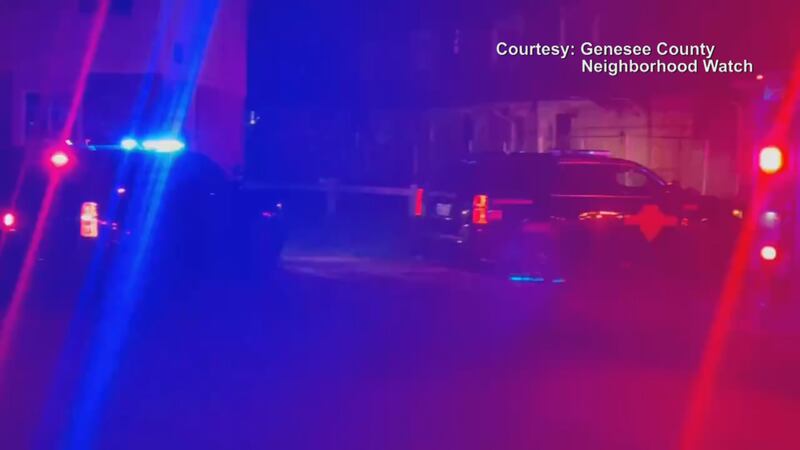 One person went to a hospital after an apartment shooting in Flint