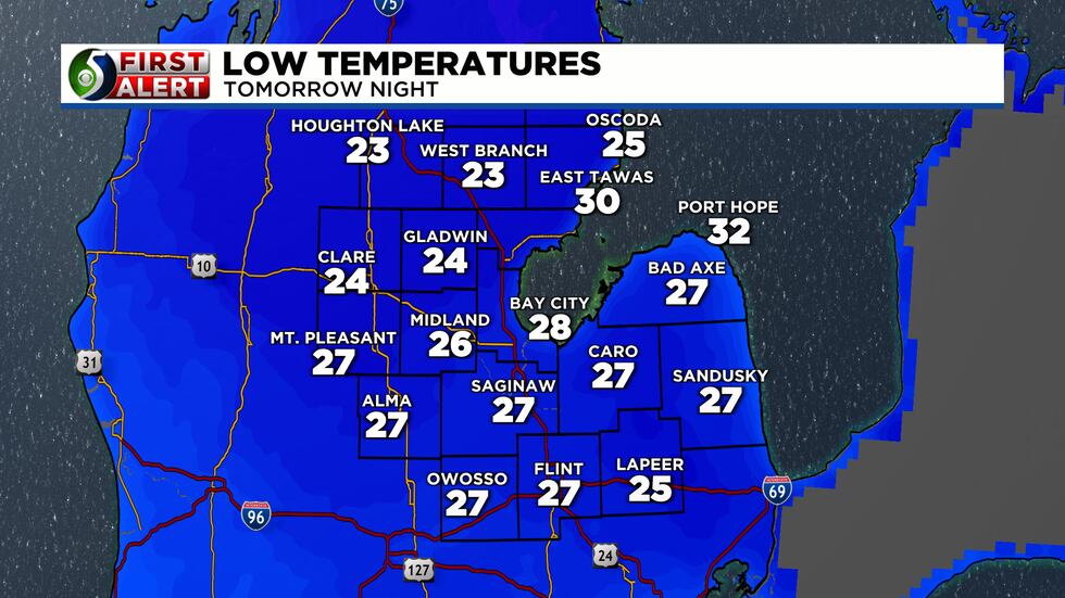 TV5 First Alert Saturday Morning Forecast