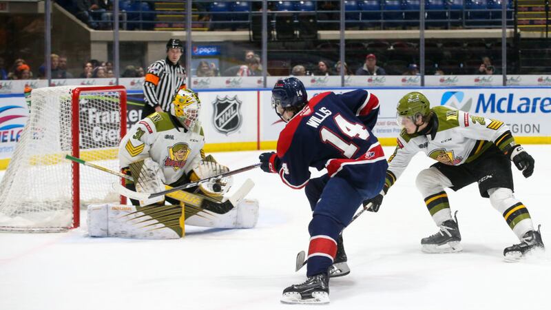 The Saginaw Spirit (30-22-2-1) lost 4-0 to the North Bay Battalion (37-15-2-1) Friday,...