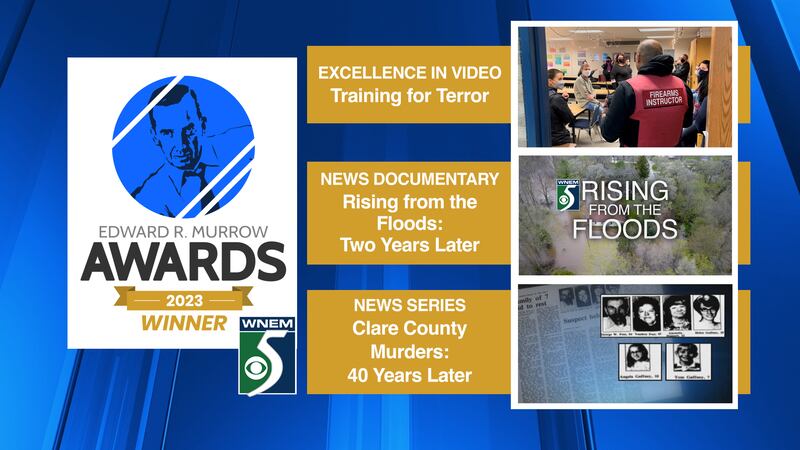 WNEM has won three Regional Edward R. Murrow Awards.