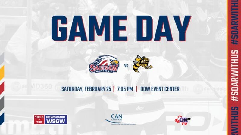 The Saginaw Spirit (30-22-2-1) wrap up the Ice Blast Weekend by hosting the Sarnia Sting...