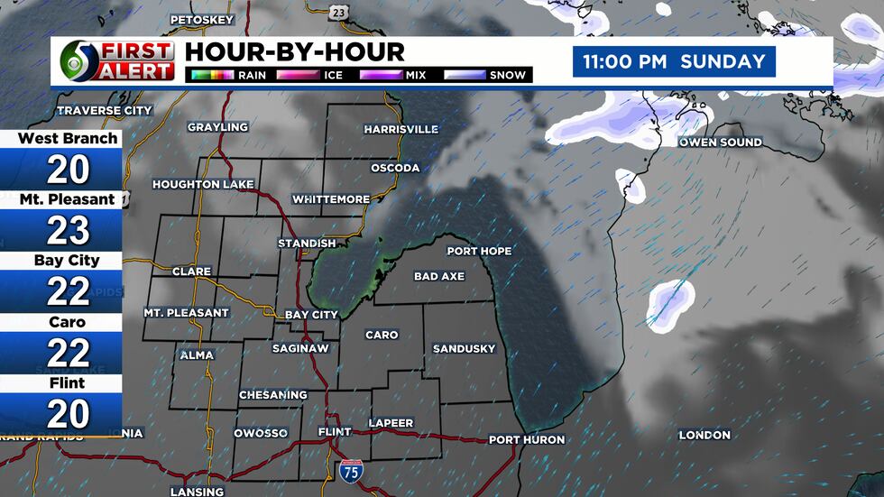 First Alert Weather | Hour-By-Hour - 1am Monday