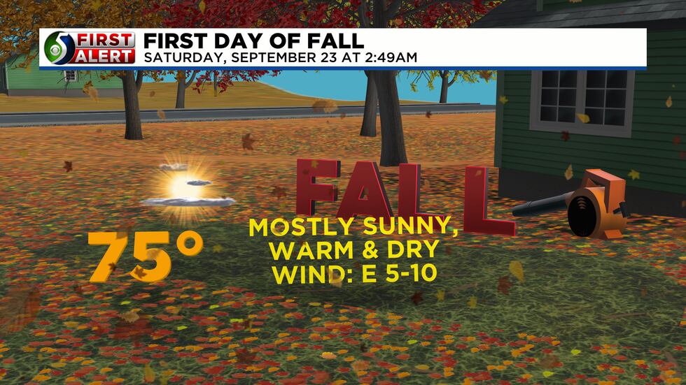 Fall begins Saturday, September 23, 2023 at 2:49am.