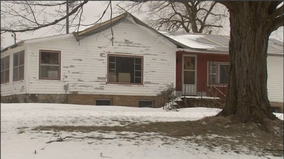 A current photo of the former Post house on Rock Road in Lake, Michigan.
