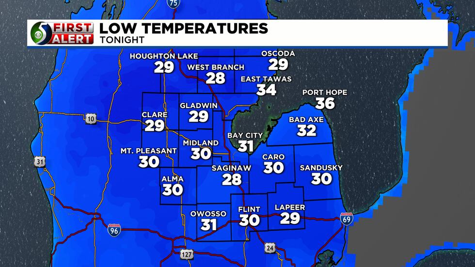 TV5 First Alert Saturday Morning Forecast