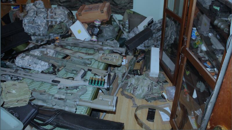 Weapons confiscated by ATF from Michigan man