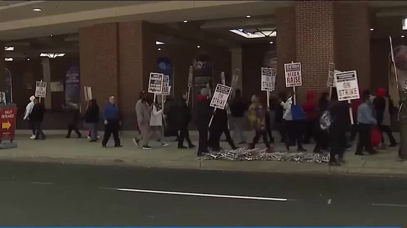 Detroit’s striking casino workers at capitol