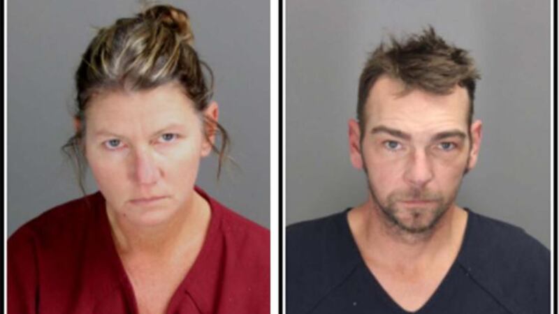 Jennifer Crumbley (left) and James Crumbley (right) have been charged with four counts of...