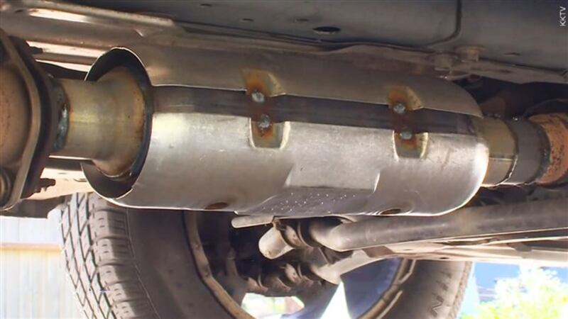 File photo of a catalytic converter