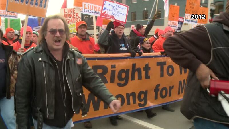 The Democratic-controlled legislature voted to repeal Michigan’s right-to-work law.