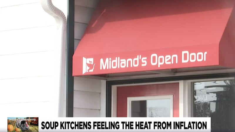 Midland's Open Door credits community for helping them fund this year's Thanksgiving meals.