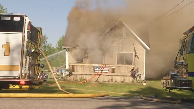 House fire on Olive Street and King Road.