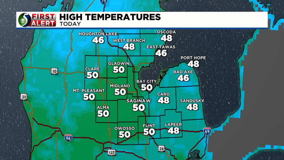TV5 First Alert Saturday Morning Forecast